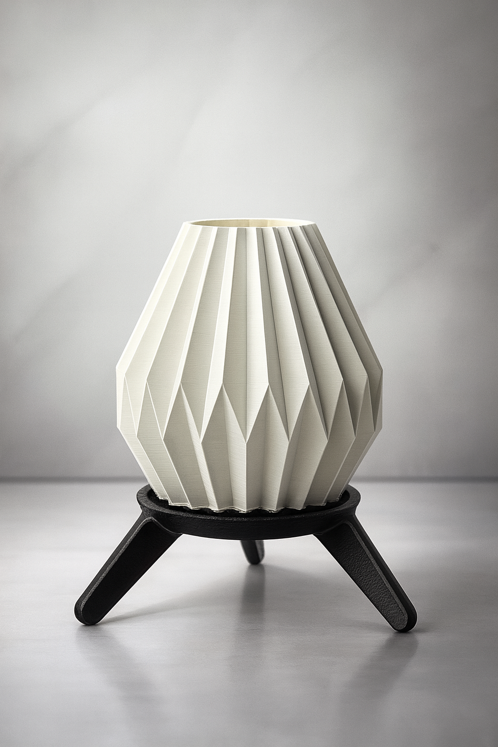 Premium 3D Printed Origami Design Table Lamp with Stand