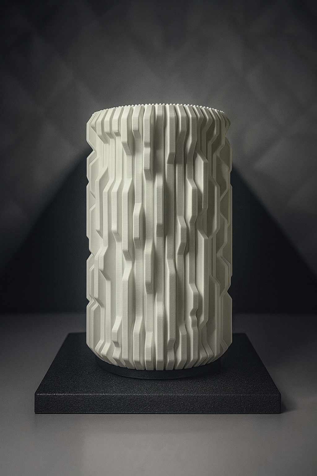 Sci Fi Table lamp in Blue light Geometric Pattern Table Lamp |