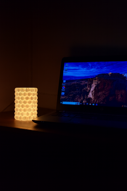 Bubble Texture Table Lamp| Modern Ambient Night Light for Home Décor